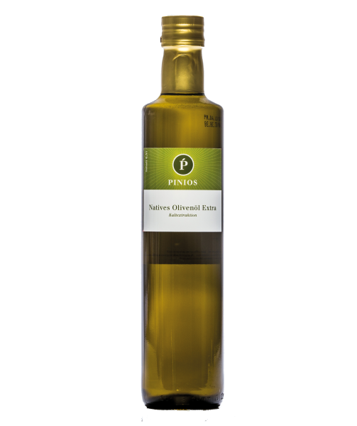 PINIOS Extra Natives Olivenöl 0,5l Flasche, Neue Ernte 2022/2023
